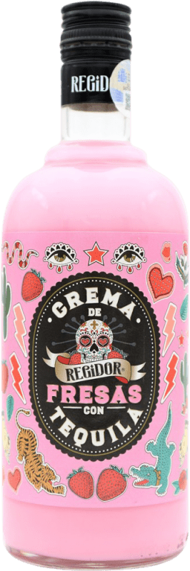 Kostenloser Versand | Cremelikör Regidor. Fresas con Tequila Mexiko 70 cl