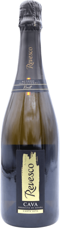 Envio grátis | Espumante branco Revesco. Carta Alta Brut D.O. Cava Espanha 75 cl