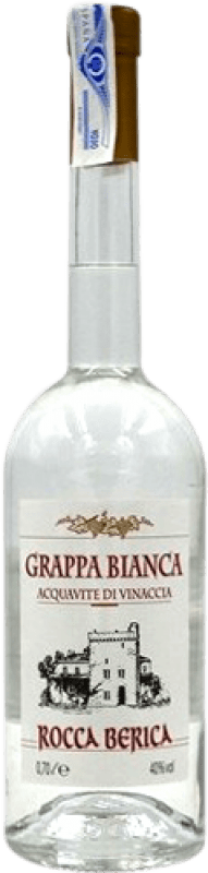 Envio grátis | Aguardente Grappa Rocca Berica. Bianca Itália 70 cl