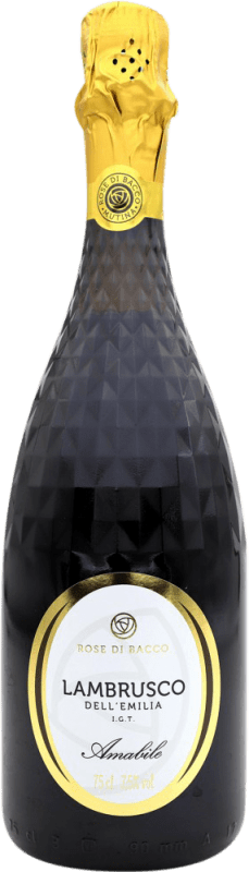 5,95 € Envío gratis | Espumoso tinto Rose di Bacco Amabile Tinto Semi-Seco Semi-Dulce I.G.T. Emilia Romagna
