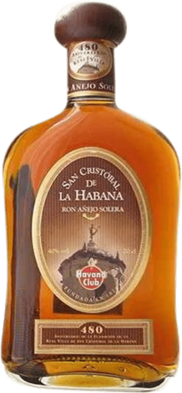 Envoi gratuit | Rhum San Cristóbal de la Habana. Añejo Solera 480 Aniversario Cuba 70 cl