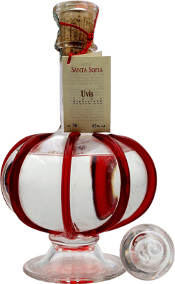 Aguardente Grappa Santa Sofía. Cristal Decanter by Murano 70 cl