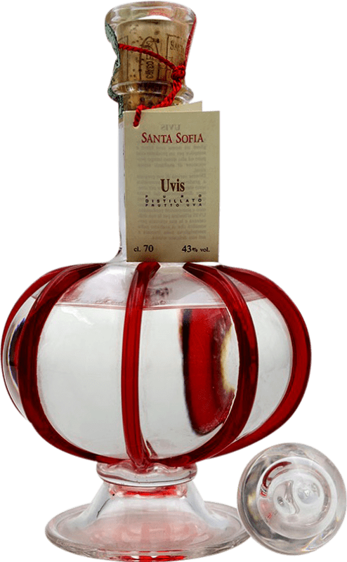 Envio grátis | Aguardente Grappa Santa Sofía. Cristal Decanter by Murano Itália 70 cl