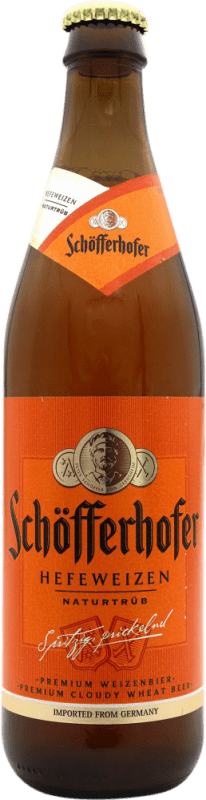 Spedizione Gratuita | Birra Schofferhofer. Hefeweizen Germania Bottiglia Medium 50 cl