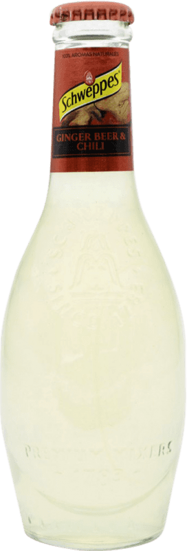 4,95 € Spedizione Gratuita | Bibite e Mixer Schweppes Ginger Beer & Chili Piccola Bottiglia 20 cl