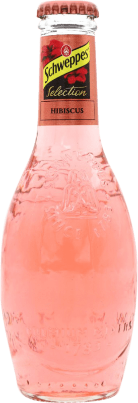 Free Shipping | Soft Drinks & Mixers Schweppes Tonica Hibiscus Spain Small Bottle 20 cl