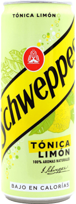 Boissons et Mixers Schweppes Tónica Limón Boîte 33 cl