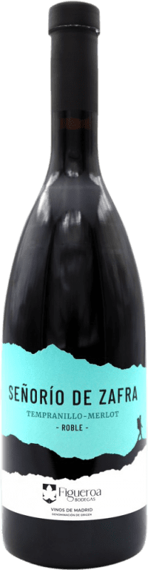 Free Shipping | Red Wine Jesús Figueroa Señorío de Zafra Oak D.O. Vinos de Madrid Spain 75 cl