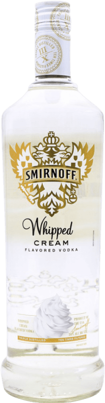 Free Shipping | Vodka Smirnoff Whipped Cream Russian Federation 1 L