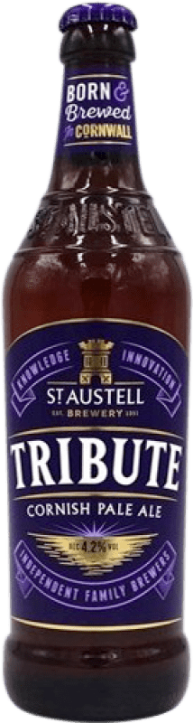Бесплатная доставка | Пиво St. Austell Tribute Cornish Pale Ale Объединенное Королевство Средняя бутылка 50 cl