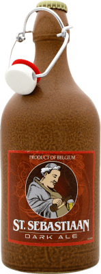 Kostenloser Versand | Bier Saint Sebastiaan Dark Ale — Dunkel Belgien Medium-Flasche 50 cl