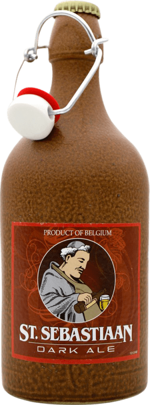 免费送货 | 啤酒 Saint Sebastiaan Dark Ale — 深色 比利时 中瓶装 50 cl