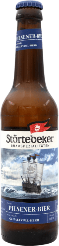 Kostenloser Versand | Bier Störtebeker. Pilsener Deutschland Drittel-Liter-Flasche 33 cl