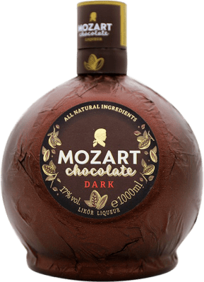 Crème de Liqueur Suntory Mozart Dark — Brun 1 L Dark Chocolate — Chocolat Noir
