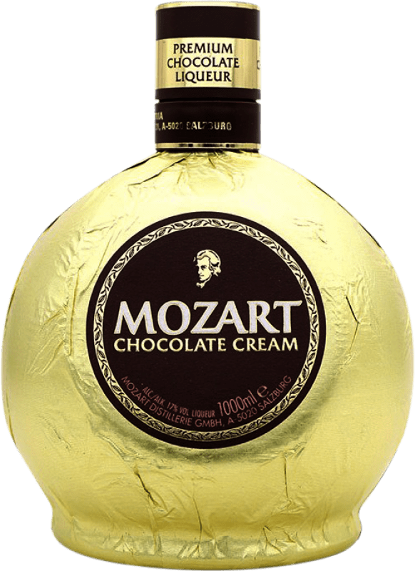 Kostenloser Versand | Cremelikör Suntory Mozart Chocolate Gold Österreich 1 L