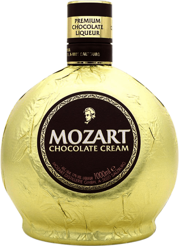 Spedizione Gratuita | Crema di Liquore Suntory Mozart Gold — Edizione Oro Austria 1 L Chocolat — Cioccolato