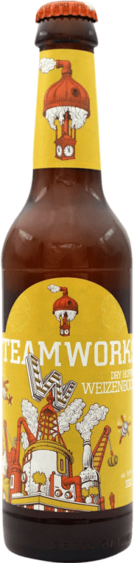 Envío gratis | Cerveza Teamworks España Botellín Tercio 33 cl