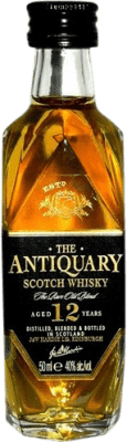 Free Shipping | Whisky Blended The Antiquary Scotland United Kingdom 12 Years Miniature Bottle 5 cl