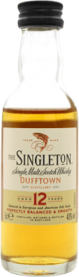 Single Malt Whisky The Singleton Spécimen de Collection 12 Ans Bouteille Miniature 5 cl