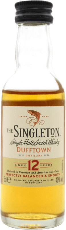 3,95 € Бесплатная доставка | Виски из одного солода The Singleton Коллекционный образец 12 Лет миниатюрная бутылка 5 cl