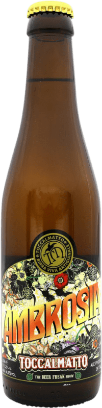 Kostenloser Versand | Bier Toccalmatto Ambrosia Italien Drittelliterflasche 33 cl Kostenloser Versand | Bier Toccalmatto Ambrosia Italien Drittelliterflasche 33 cl
