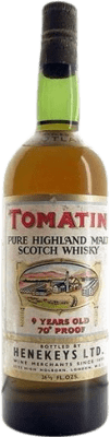 Single Malt Whisky Tomatin 70 Proof Henekeys Spécimen de Collection 9 Ans 70 cl