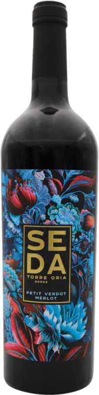 Kostenloser Versand | Rotwein Torre Oria Seda Petit Verdot Merlot Spanien Merlot, Petit Verdot 75 cl