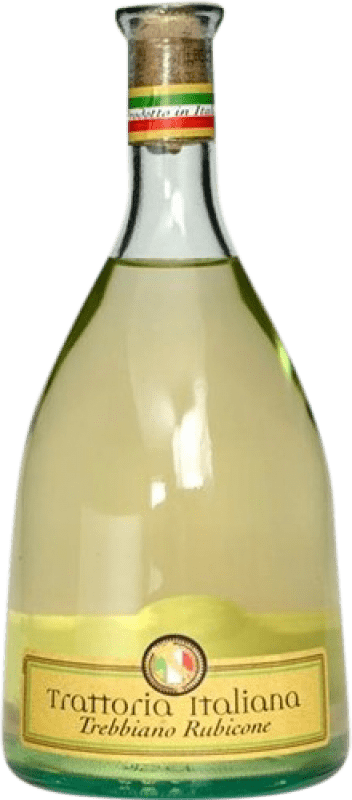 Spedizione Gratuita | Vino bianco Trattoria Italiana I.G.T. Rubicone Italia Trebbiano 75 cl