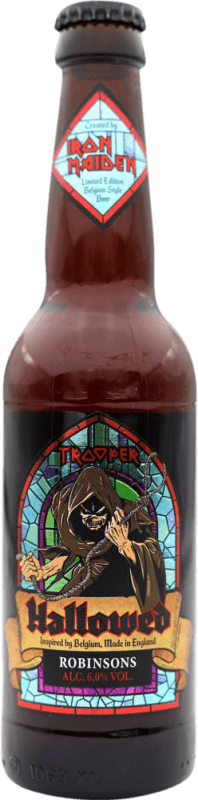 Kostenloser Versand | Bier Trooper Hallowed Großbritannien Drittel-Liter-Flasche 33 cl