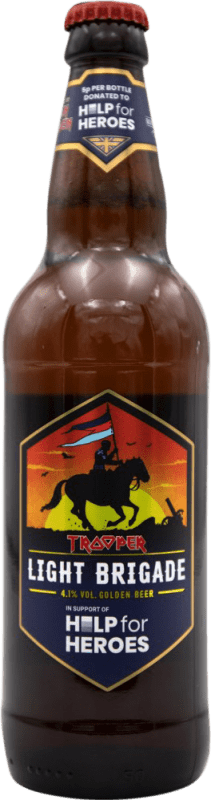 Envoi gratuit | Bière Trooper Iron Maiden Light Brigade Royaume-Uni Bouteille Medium 50 cl