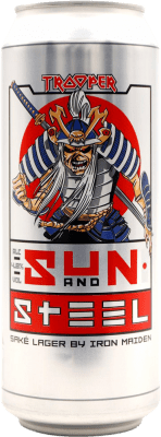 Free Shipping | Beer Trooper Iron Maiden Sun and Steel United Kingdom Medium Tin 50 cl