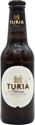 Envio grátis | Cerveja Turia Märzen Tostada Espanha Garrafa Pequena 25 cl