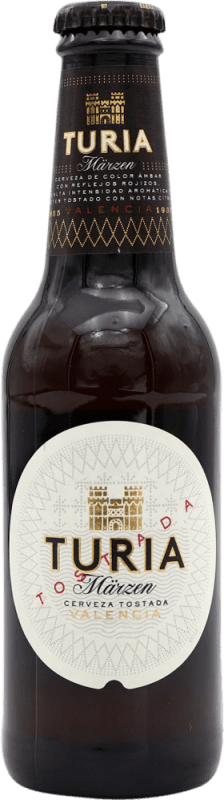 Envio grátis | Cerveja Turia Märzen Tostada Espanha Garrafa Pequena 25 cl Envio grátis | Cerveja Turia Märzen Tostada Espanha Garrafa Pequena 25 cl