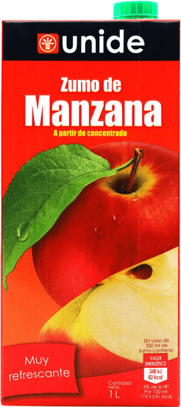 免费送货 | 饮料和搅拌机 Unide Zumo de Manzana 西班牙 1 L