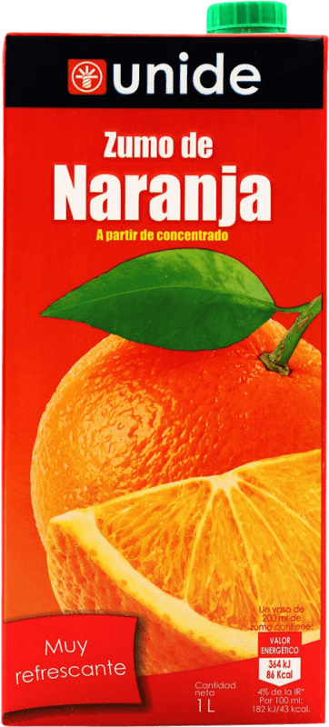 Бесплатная доставка | Напитки и миксеры Unide Zumo de Naranja Испания 1 L