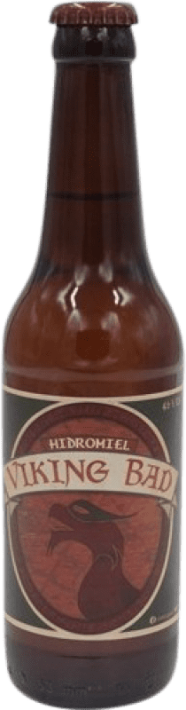 Kostenloser Versand | Kräuterlikör Viking Bad Hidromiel Spanien Drittel-Liter-Flasche 33 cl