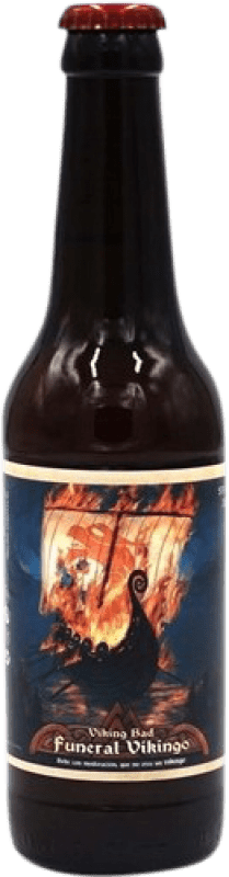 Free Shipping | Herbal Liqueur Viking Bad Funeral Vikingo Spain Third-Liter Bottle 33 cl Hidromiel — Mead