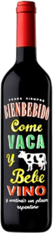 Бесплатная доставка | Красное вино Vintae Bienbebido Come Vaca молодое D.O.Ca. Rioja Испания 75 cl