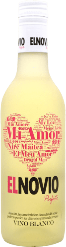 2,95 € Kostenloser Versand | Weißwein Vitivinícola del Mediterráneo El Novio Perfecto D.O. Valencia Kleine Flasche 25 cl