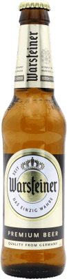 Bier Warsteiner. Premium Drittel-Liter-Flasche 33 cl