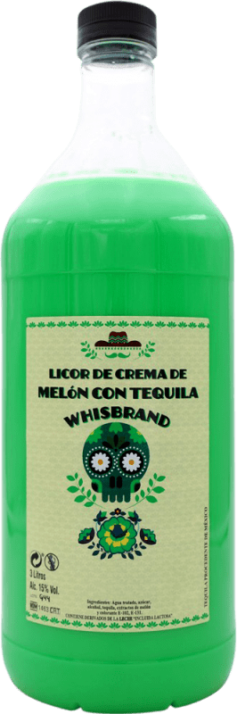 28,95 € | Licor Creme Whisbrand Melón con Tequila México Garrafa Especial 3 L