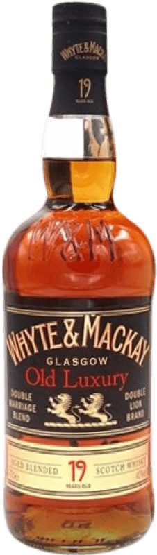 121,95 € 免费送货 | 调和威士忌 Whyte & Mackay Old Luxury — 奢华 19 岁 收藏品 不可食用