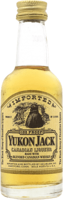 Liqueurs Yukon Jack. Spécimen de Collection Bouteille Miniature 5 cl