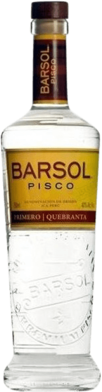 Envio grátis | Aguardente Pisco Barsol Puro Quebranta Peru 70 cl