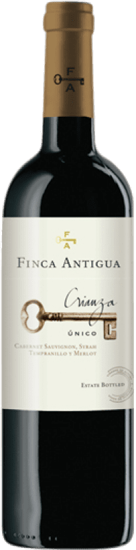 23,95 € | Vino Rosso Finca Antigua Crianza — Invecchiato in Botte D.O. La Mancha Castilla-La Mancha Spagna Tempranillo, Merlot, Syrah, Cabernet Sauvignon Bottiglia Magnum 1,5 L