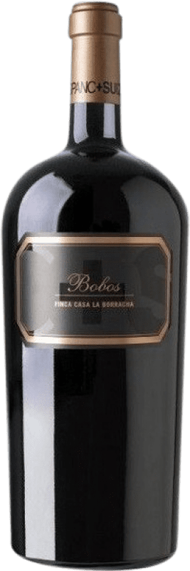 162,95 € 免费送货 | 红酒 Hispano-Suizas Bobos Finca Casa la Borracha D.O. Utiel-Requena 瓶子 Jéroboam-双Magnum 3 L