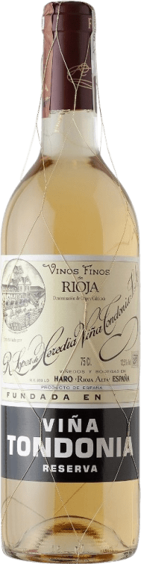 Бесплатная доставка | Белое вино López de Heredia Viña Tondonia Blanco Резерв D.O.Ca. Rioja Ла-Риоха Испания Viura, Malvasía 75 cl