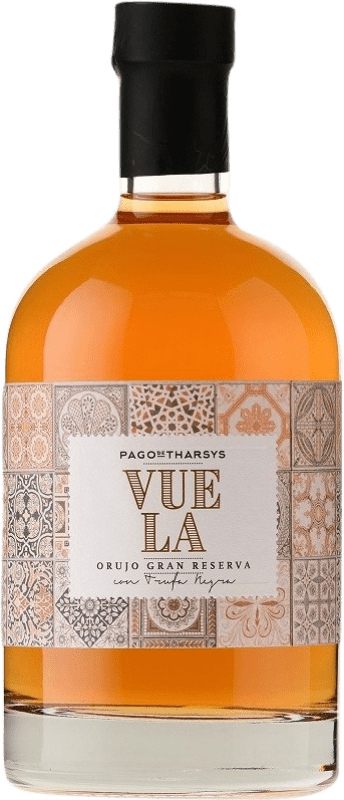 Envio grátis | Aguardente Orujo Pago de Tharsys Vuela con Trufa Grande Reserva Comunidade Valenciana Espanha Macabeo, Chardonnay Garrafa Medium 50 cl