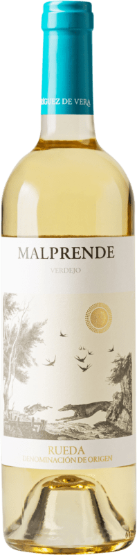 Бесплатная доставка | Белое вино Rodríguez de Vera Malprende D.O. Rueda Кастилия-Леон Испания Verdejo 75 cl