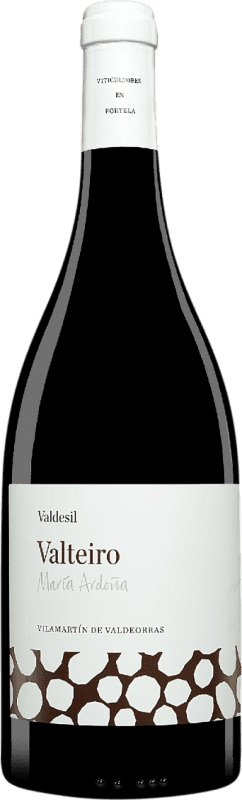 Envio grátis | Vinho tinto Valdesil Valteiro María Ardoña D.O. Valdeorras Galiza Espanha Merenzao 75 cl